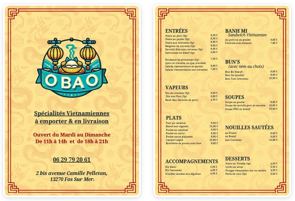 O BAO - Menu Image 2